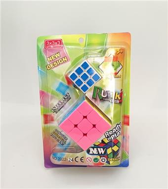 Solid color third-order+3.5CM third-order fluorescent sticker cube   ITEM NO.： W089677