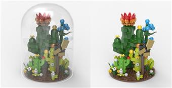 Cactus, 328pcs   ITEM NO.： W090552