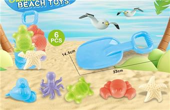 Large shovel with beach accessories   ITEM NO.： W085638