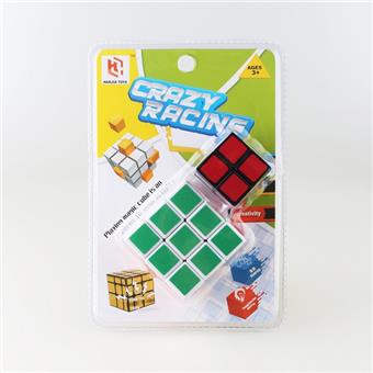 Matte sticker with white background, third order+3.5CM second order heat transfer printing, black background, Rubik's Cube   ITEM NO.： W090124