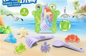 Frog Plate with Beach Accessories   ITEM NO.： W085680