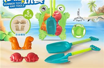 Frog Plate with Dinosaur Beach Accessories   ITEM NO.： W085690