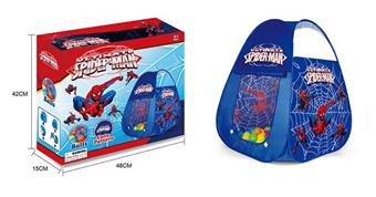 Spider Man Children's Tent+100 Ocean Balls   ITEM NO.： W084689