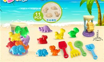 Dinosaur accessories with small hourglass (11PCS)   ITEM NO.： W085520