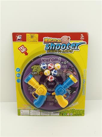 28CM Kuromi gun holster adhesive ball cloth target   ITEM NO.： W087101