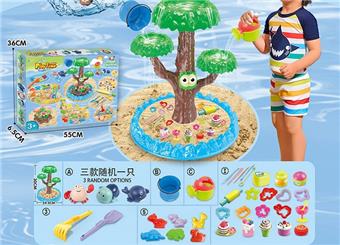 Playful beach toys with colored clay beach toys   ITEM NO.： W084977