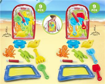 PVS backpack+beach accessories+sand table   ITEM NO.： W085776
