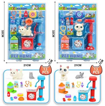 Pet cats playing at home   ITEM NO.： W091247