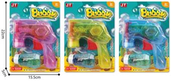 Manual transparent bubble gun   ITEM NO.： W092857