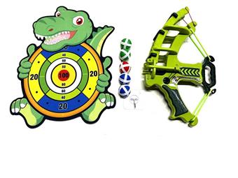 Sticky Ball Bow and Arrow - Dinosaur Target   ITEM NO.： W086568
