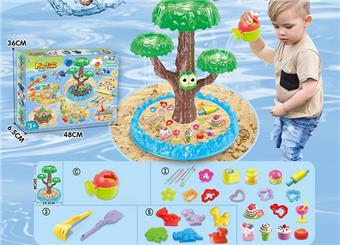 Playful beach toys with colored clay beach toys   ITEM NO.： W084947