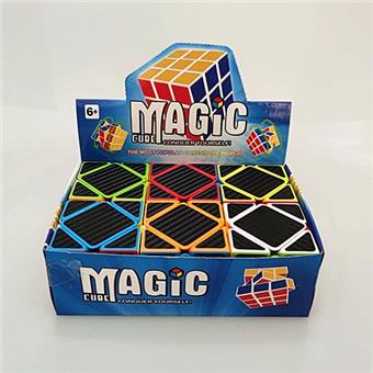 Carbon fiber oblique turning cube, 6pcs/box   ITEM NO.： W090427