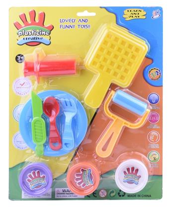 Color clay, 3 bottles of 1 Anshi color clay+accessories   ITEM NO.： W094578