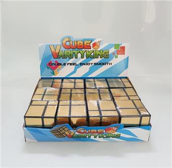 Golden second-order mirror cube, 12pcs/box   ITEM NO.： W089902