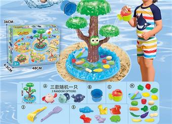 Playful beach toys with fruit dinosaur beach toys   ITEM NO.： W084905
