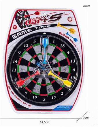10 inch high-frequency double suction double-sided puzzle safe magnetic target dart board set for children's throwing toys   ITEM NO.： W086527