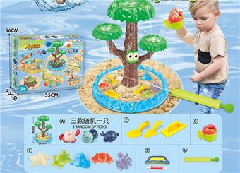 Playful beach toys with underwater beach toys, swimming pool and water cannon   ITEM NO.： W085013