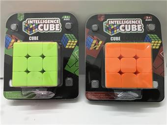 Versatile Rubik's Cube (with spring screws) solid color, 2 packaging mixed   ITEM NO.： W089788