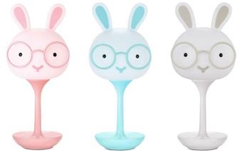 Cute Little Rabbit Cartoon Storage Rechargeable Desk Lamp   ITEM NO.： W088057