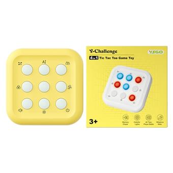 English desktop cross shaped chess (white/yellow/cyan), 3 * AAA not included   ITEM NO.： W093397