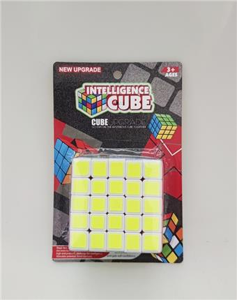 Fluorescent Sticker Five Step Magic Cube (with manual) GCC   ITEM NO.： W090398