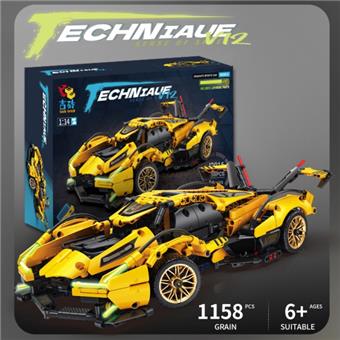 1: 14 yellow V12 [English box], 1158pcs   ITEM NO.： W092787