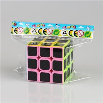 Carbon fiber third-order Rubik's Cube   ITEM NO.： W089613