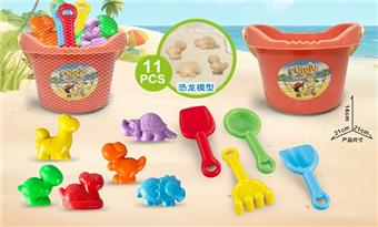 Bucket matched dinosaur beach accessories   ITEM NO.： W085446
