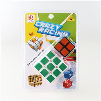 Matte sticker with white background, third order+3.5CM second order heat transfer printing, black background, Rubik's Cube   ITEM NO.： W090133