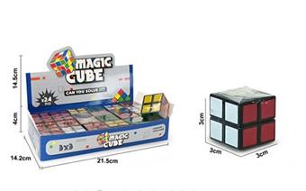 3CM Second Order Intelligence Cube, 24 pieces/box, black background heat transfer printing   ITEM NO.： W091601