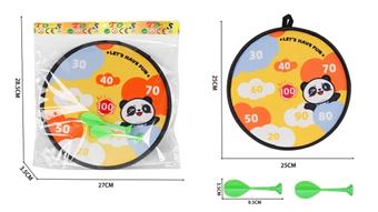 Panda target with 2 darts   ITEM NO.： W087378