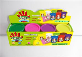 Color clay, 4 bottles of 2 Anshi color clay   ITEM NO.： W094658