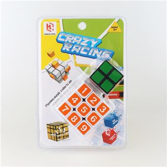 Digital Third Order+3.5CM Second Order Heat Transfer Black Matrix Magic Cube   ITEM NO.： W090129