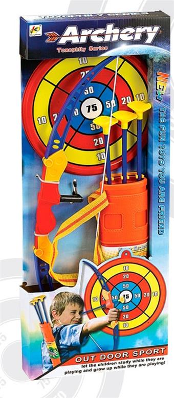 54cm bow with arrow/barrel+target   ITEM NO.： W089323