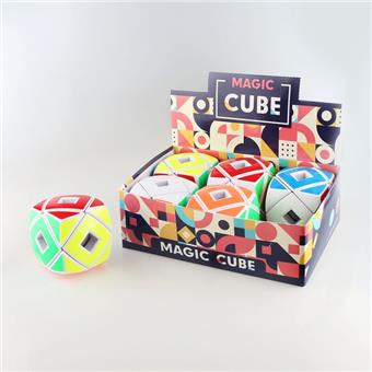 Bread slanted hollow white background Rubik's Cube, 6pcs/box   ITEM NO.： W090430