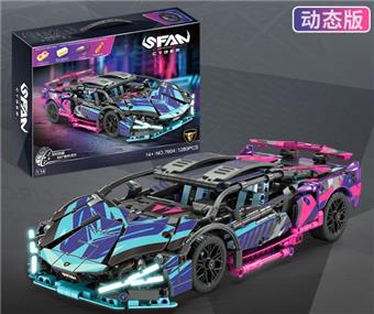 1: 14 Drift Edition Cyberpunk Rambo [Chinese Box+Lithium Battery Remote Control] 1280pcs   ITEM NO.： W092770