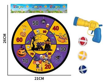 20CM Halloween gun holster adhesive ball cloth target   ITEM NO.： W087152