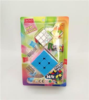Solid color three-step+3.5CM three-step hot stamping laser cube   ITEM NO.： W089691