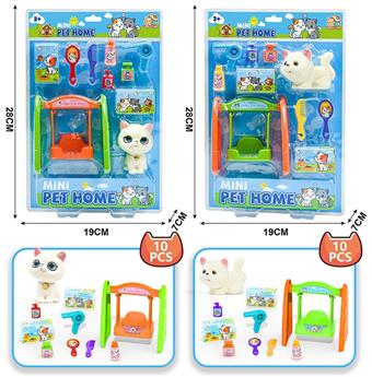 Pet cats playing at home   ITEM NO.： W091243