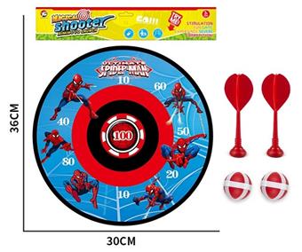 28CM Spider Man Sticky Ball Cloth Target   ITEM NO.： W087130