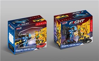 Battle transformation robot [power pack], 2 in one color box   ITEM NO.： W090567
