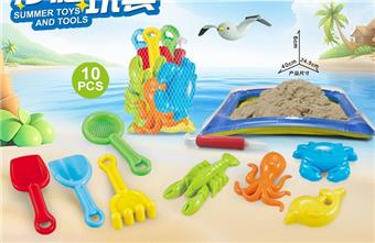 Inflatable table with beach accessories   ITEM NO.： W085693
