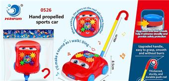 Puzzle learning, crawling, walking, hand pushing sports car   ITEM NO.： W098429