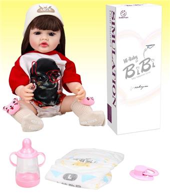 55cm fully enamel reborn doll   ITEM NO.： W095119