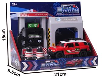 Gas station alloy regenerative off-road vehicle set   ITEM NO.： W087540
