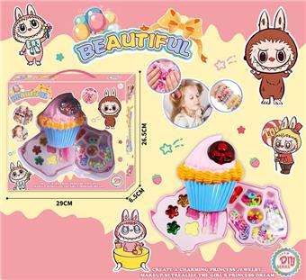 La Bu Bu Cake Makeup with Bead Set   ITEM NO.： W085910