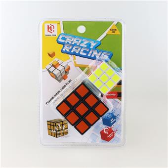 Heat transfer black background third order+3.5CM third order fluorescent sticker white background Rubik's Cube   ITEM NO.： W090056