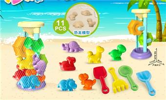 Dinosaur accessories with hourglass (11PCS)   ITEM NO.： W085517