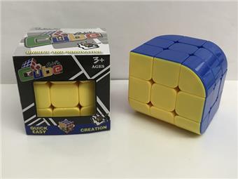 Real color trihedral Rubik's Cube   ITEM NO.： W090389