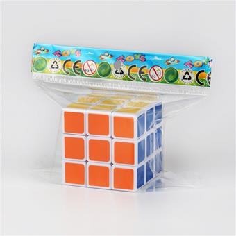 Third order Rubik's Cube, white/black background, mixed with 2 colors   ITEM NO.： W090320